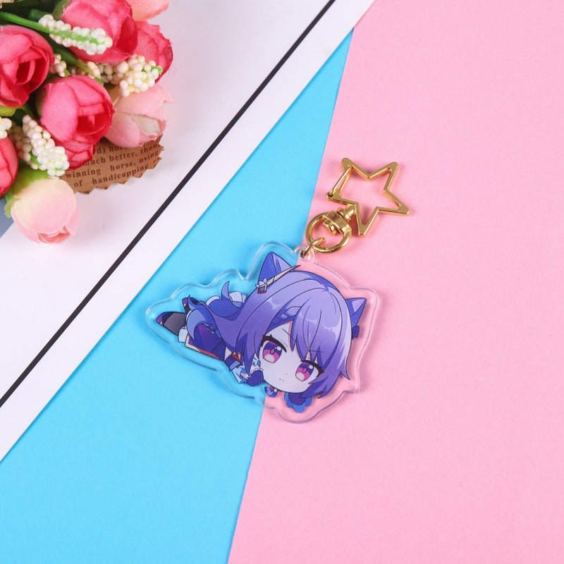 Genshin Impact Cute Acrylic Keyring - Costume Works AU