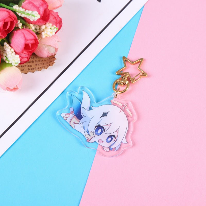Genshin Impact Cute Acrylic Keyring - Costume Works AU