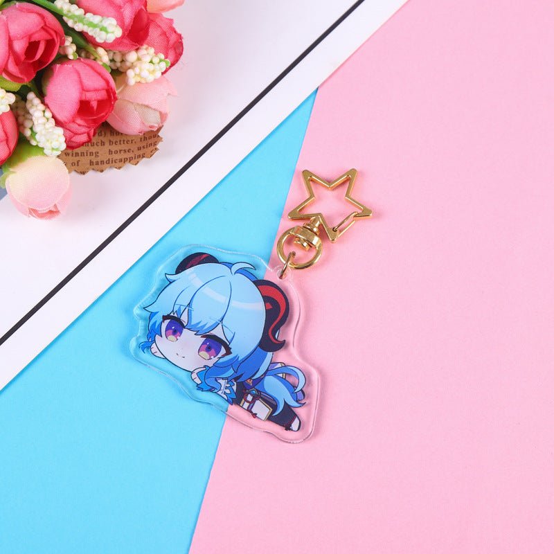 Genshin Impact Cute Acrylic Keyring - Costume Works AU