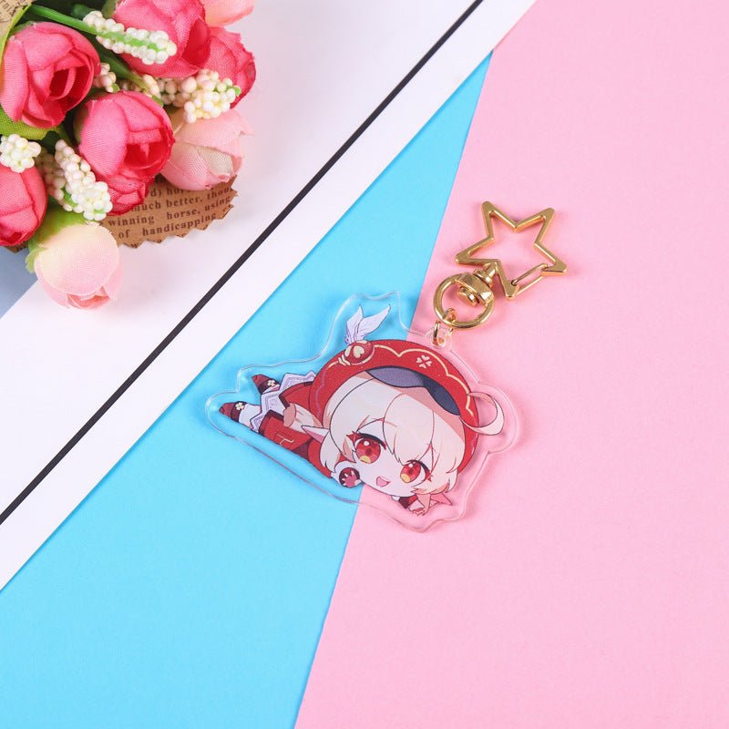 Genshin Impact Cute Acrylic Keyring - Costume Works AU