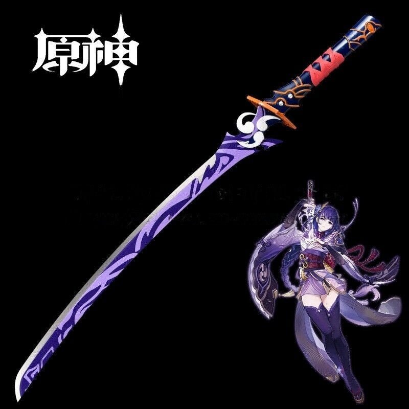 Genshin Impact Raiden Shogun Musou no Hitotachi Metal Sword - Costume Works AU