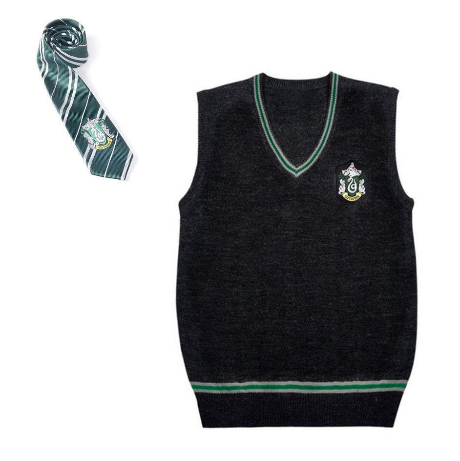 Harry Potter Knitted Vest and Tie - Costume Works AU