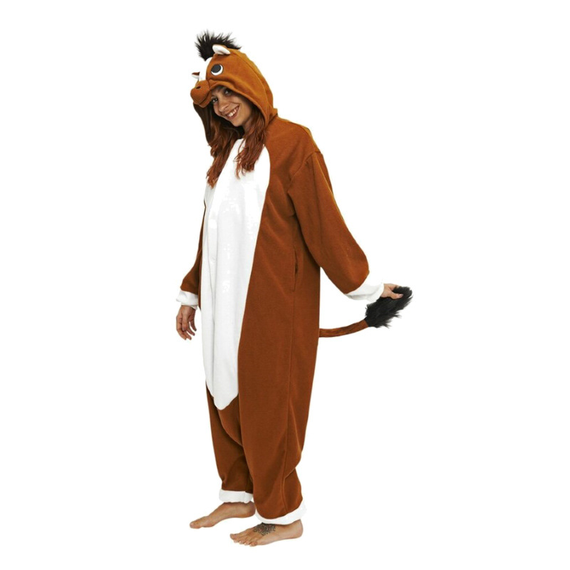 Horse Onesie Farm Animal Costume Kigurumi Pajamas