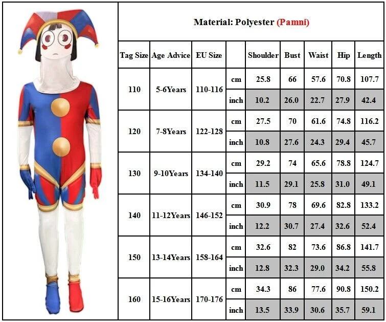 The Amazing Digital Circus Pomni Costume