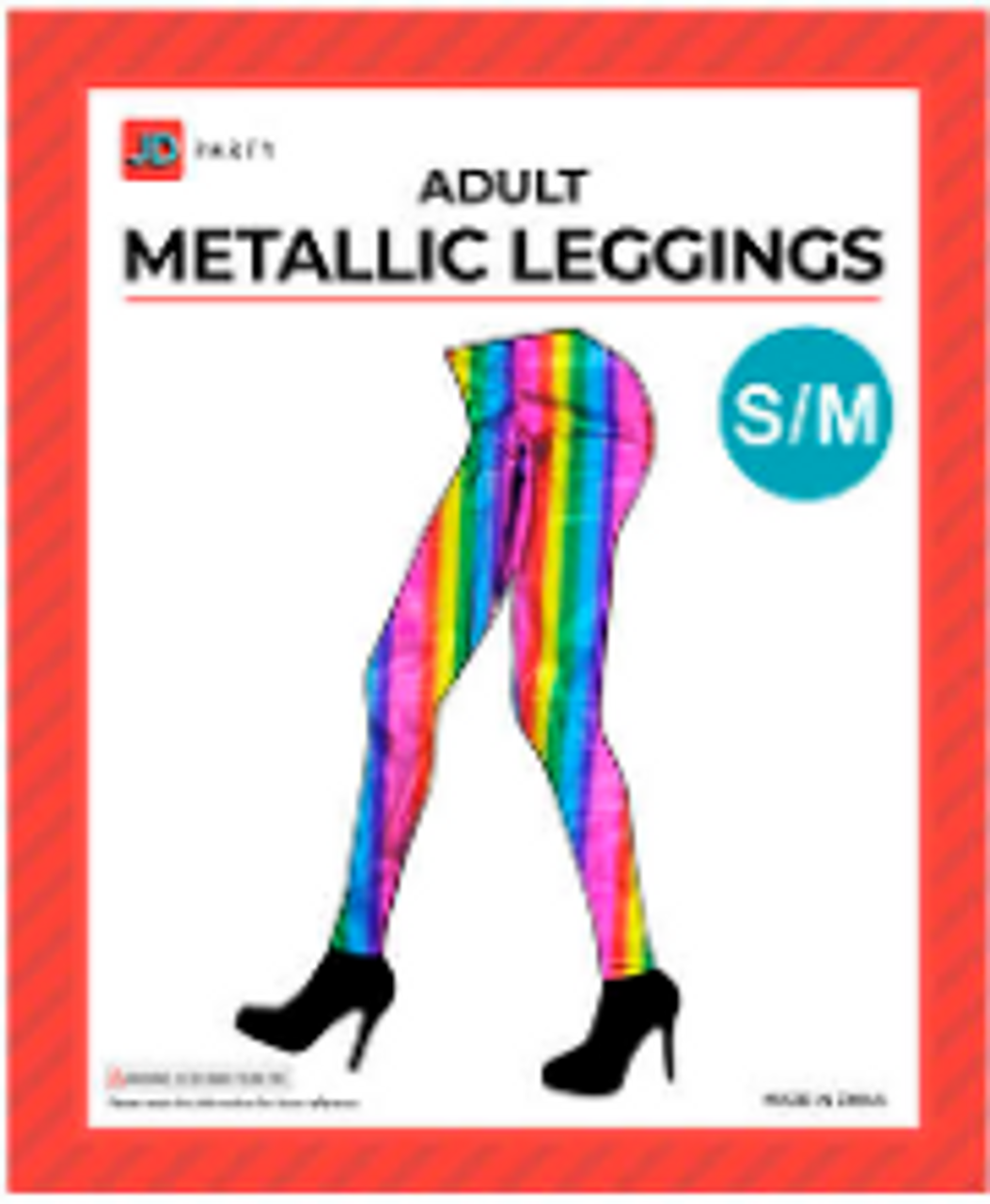 Adult Metallic Leggings - S/M-Costume Works AU
