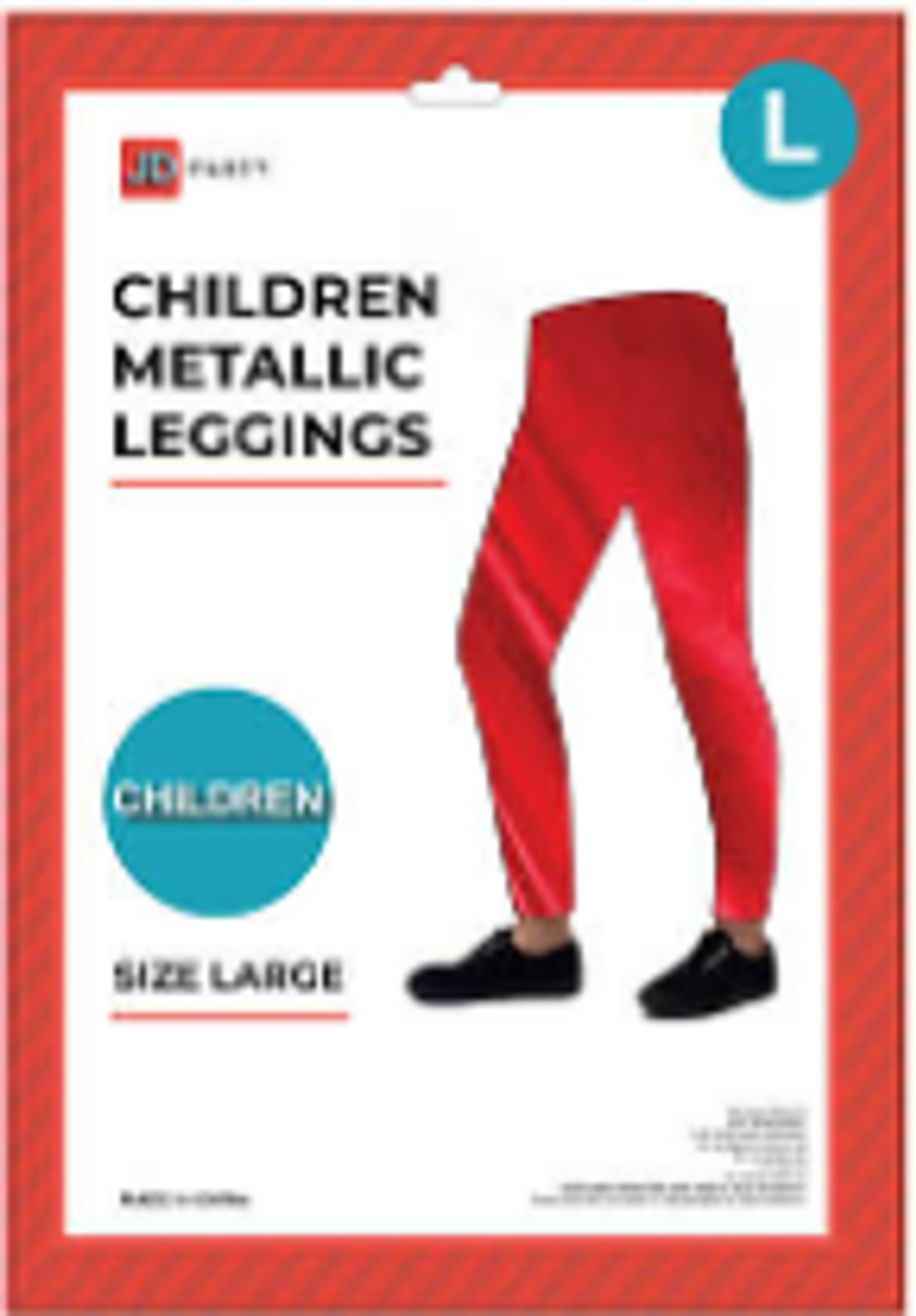 Children Metallic Leggings - Large-Costume Works AU