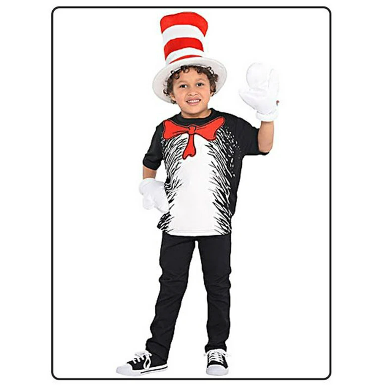 Boys Cat In The Hat Dr Seuss Costume