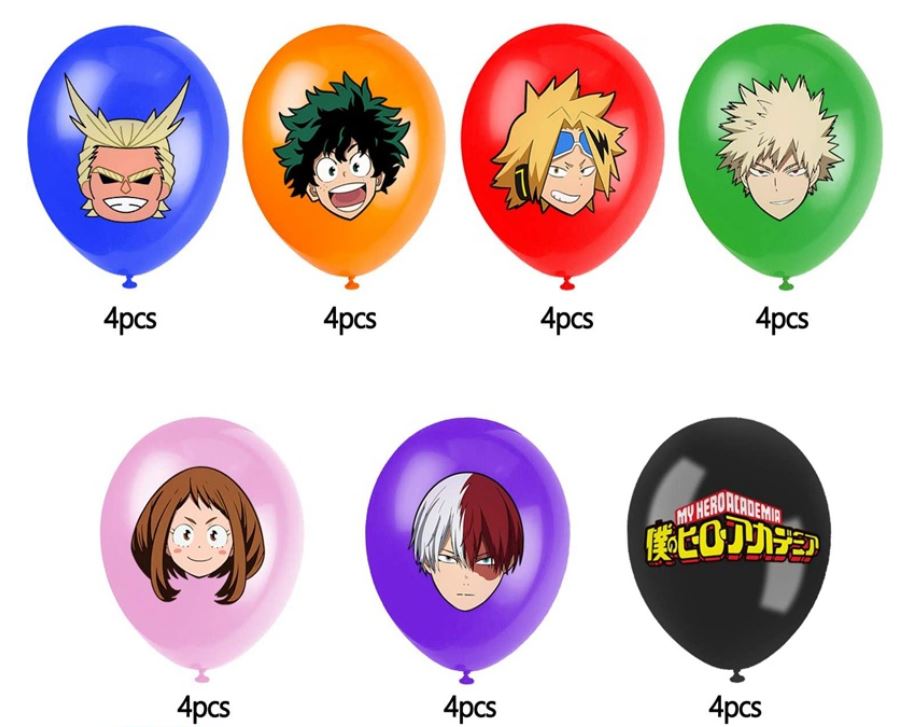 My Hero Academia Balloons 14pcs / 28pcs - Costume Works AU