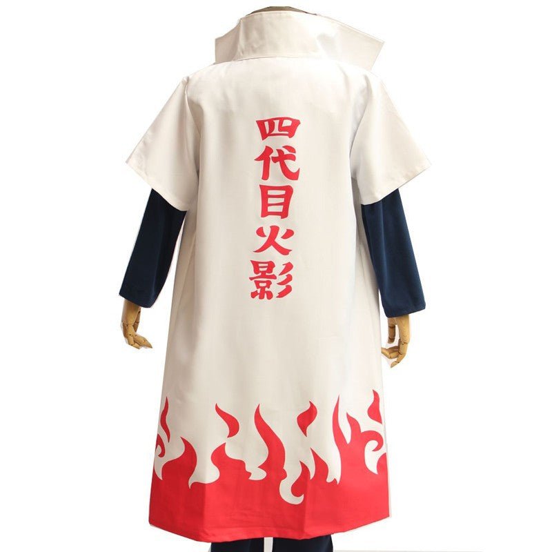 Naruto Cosplay Fourth Hokage Namikaze Minato Cloak Costume - Costume Works AU