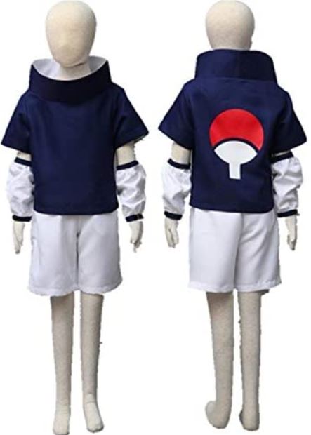 Naruto Cosplay Kid Uchiha Sasuke Costume - Costume Works AU