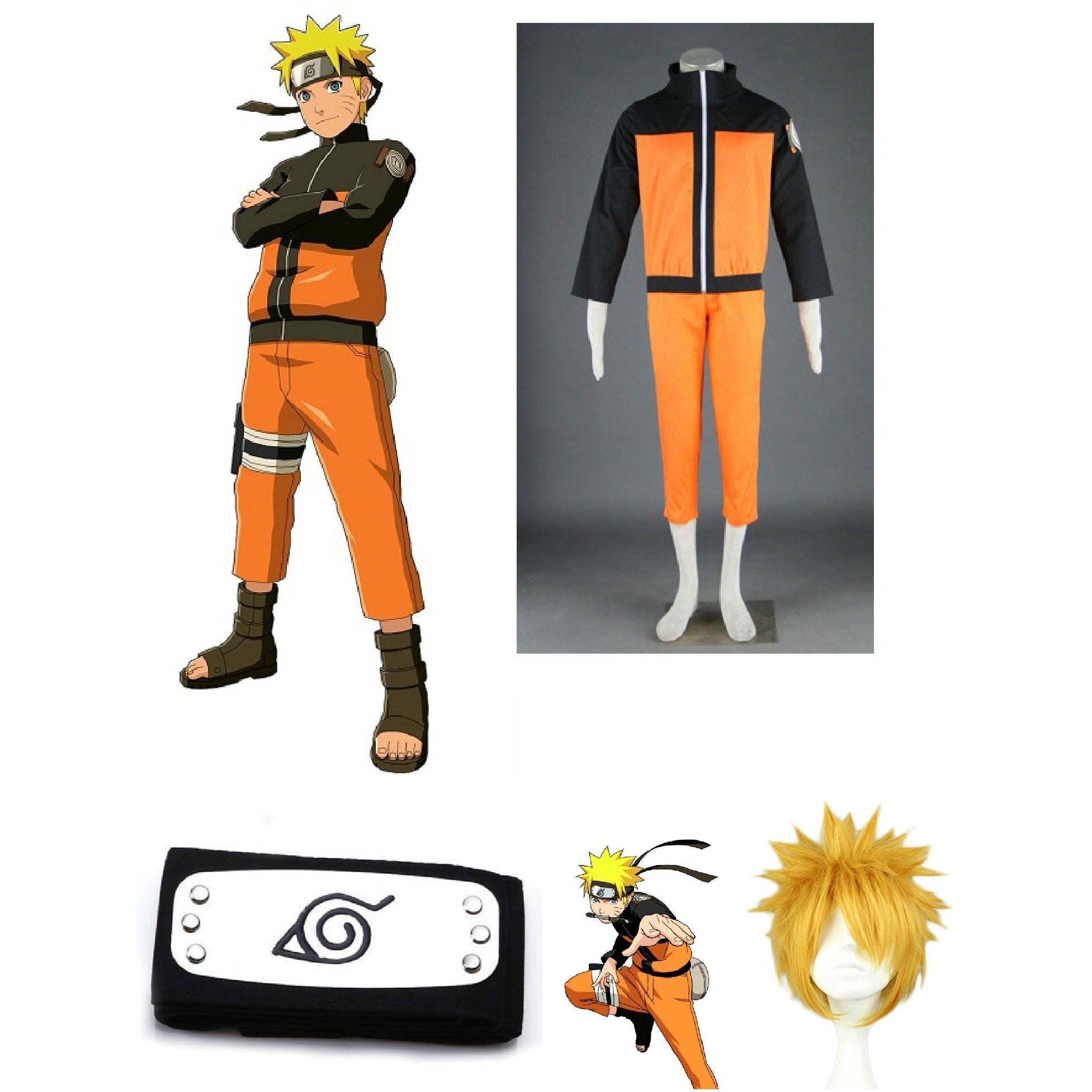 Naruto Cosplay Uzumaki Naruto Costume - Costume Works AU