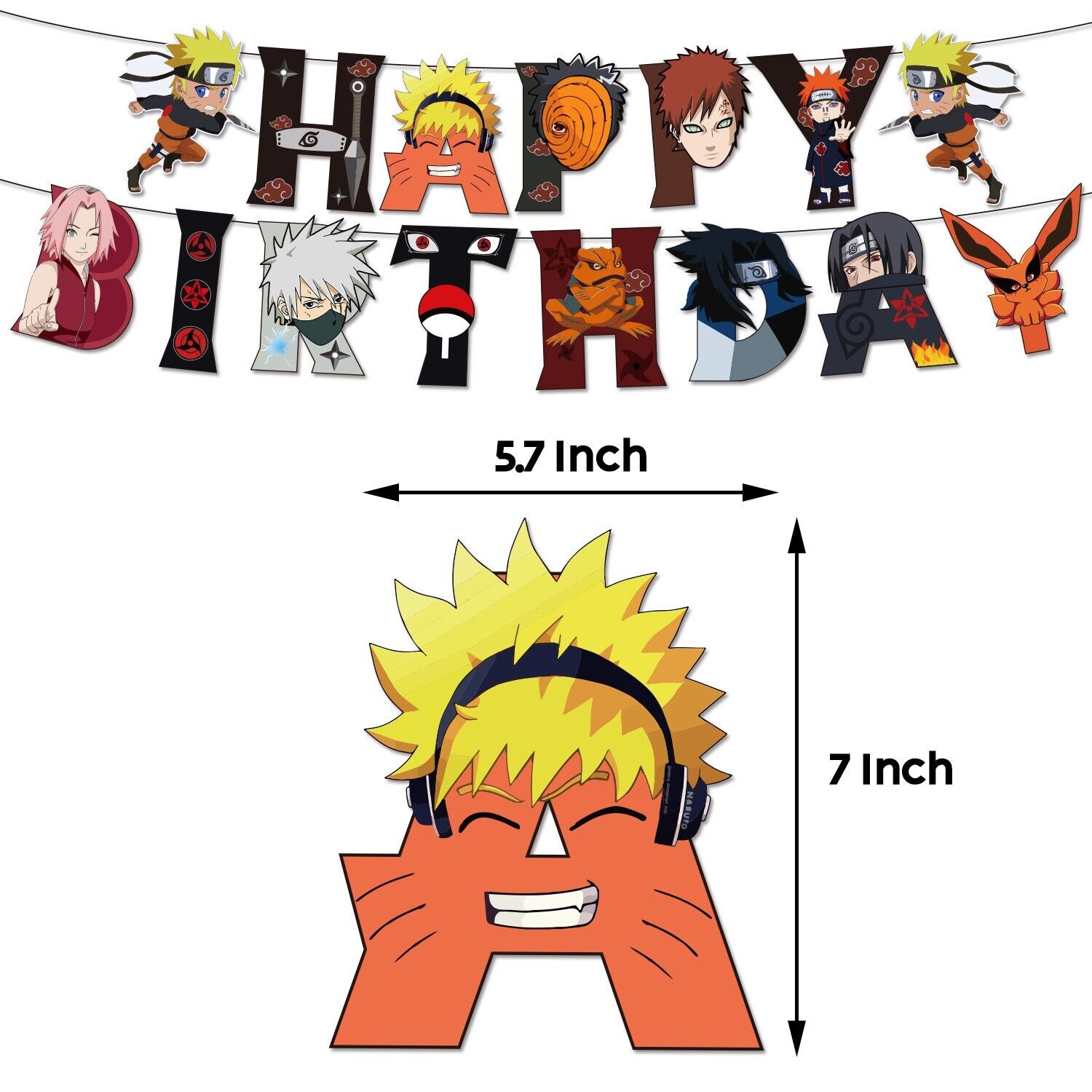 New Naruto Birthday Party Set - Costume Works AU