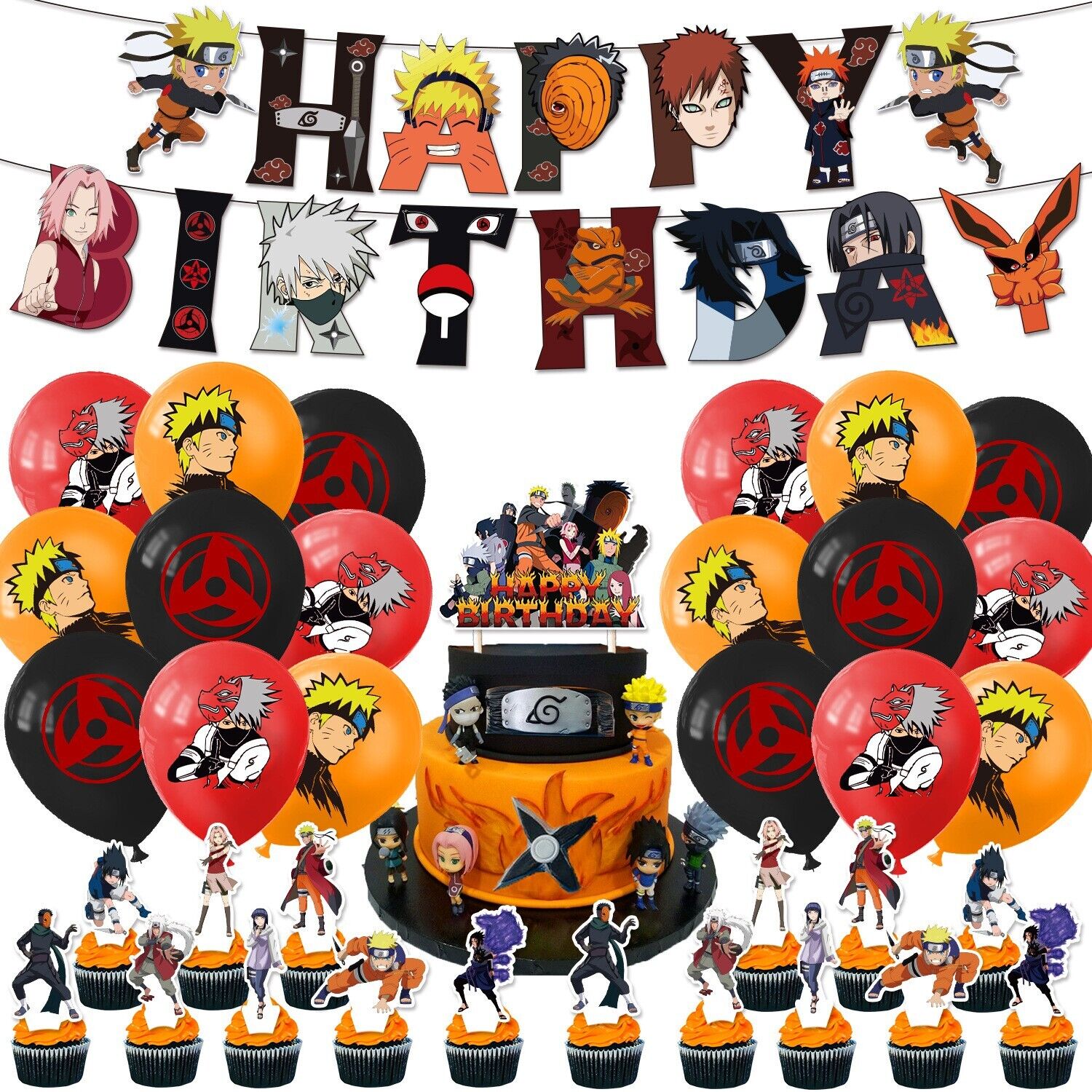 New Naruto Birthday Party Set - Costume Works AU
