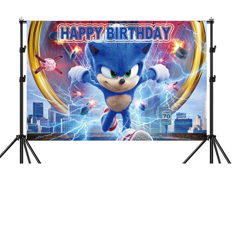 New Sonic The Hedgehog Back Drop - Costume Works AU