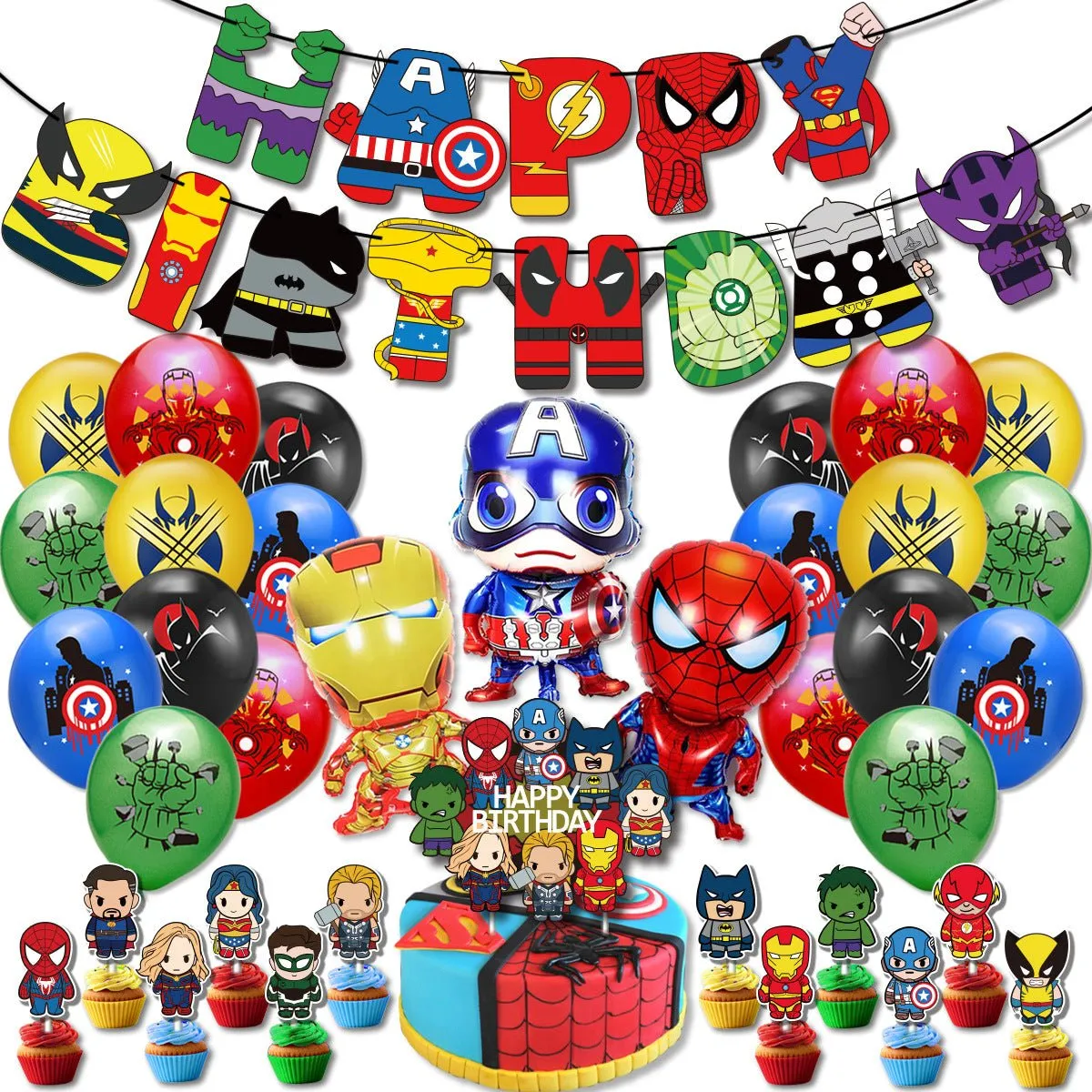 Avengers Superhero Party Decorations