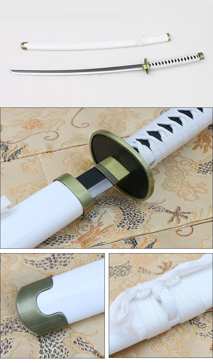One Piece Zoro Roronoa Wado Ichimonji Metal Sword - Costume Works AU
