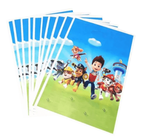 Paw Patrol Loot Bags 10 Pack - Costume Works AU