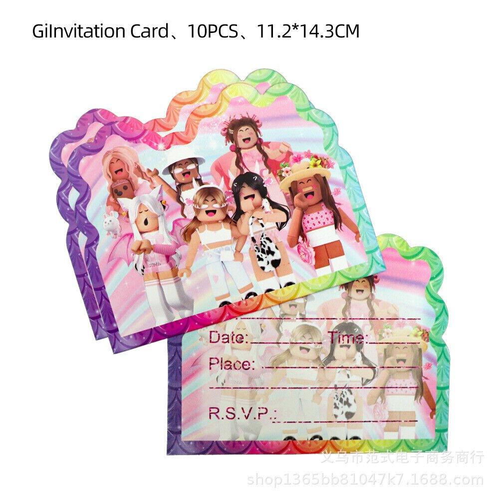 Roblox Girls Party Decorations - Costume Works AU