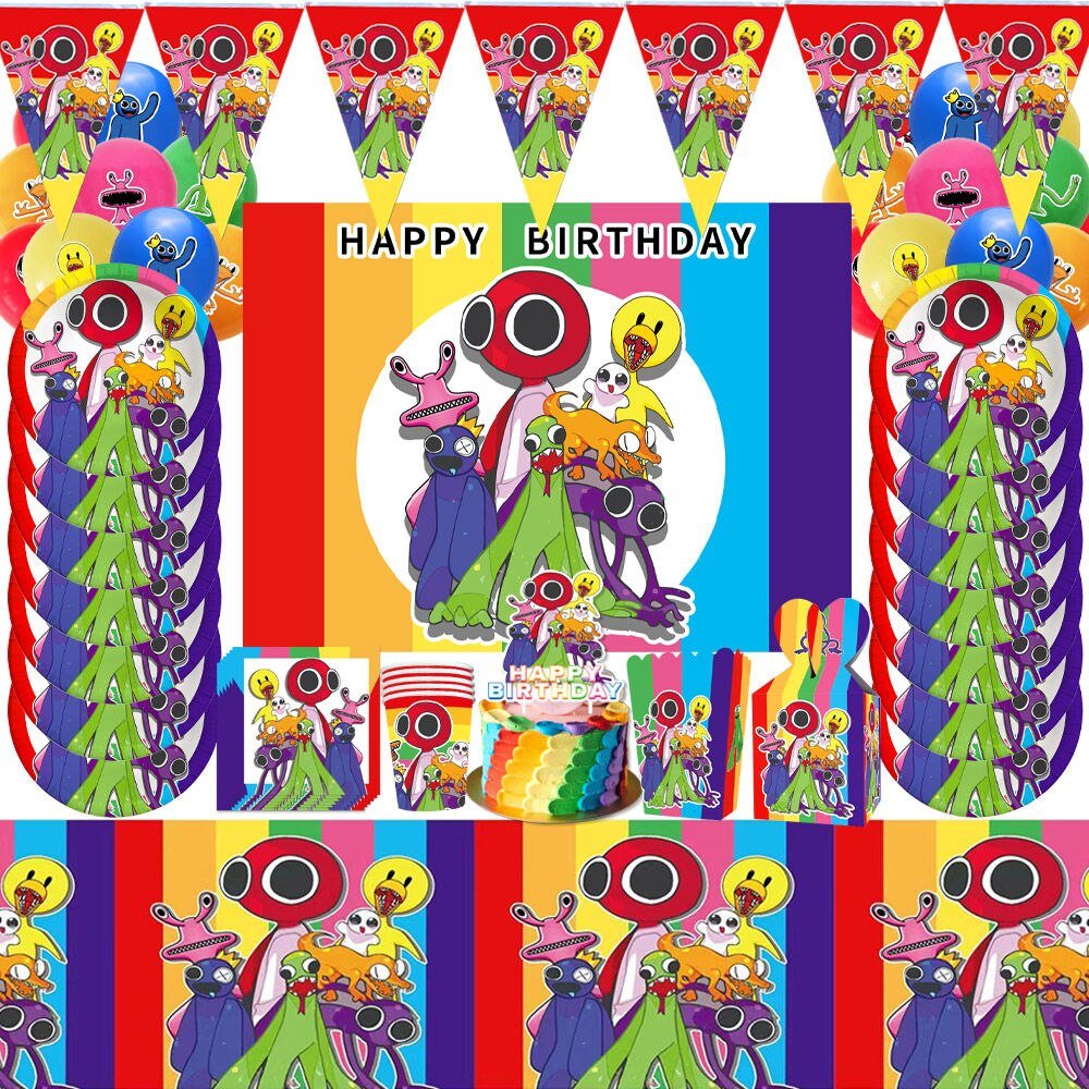 Roblox Rainbow Friends Party Decorations - Costume Works AU