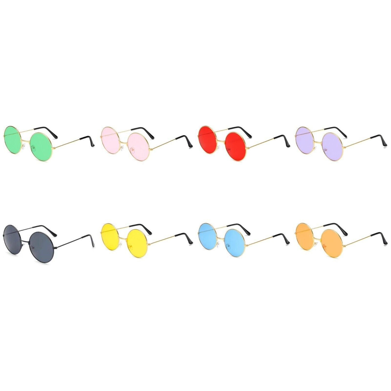 1960s Hippie Retro Round Glasses - Costume Works AU