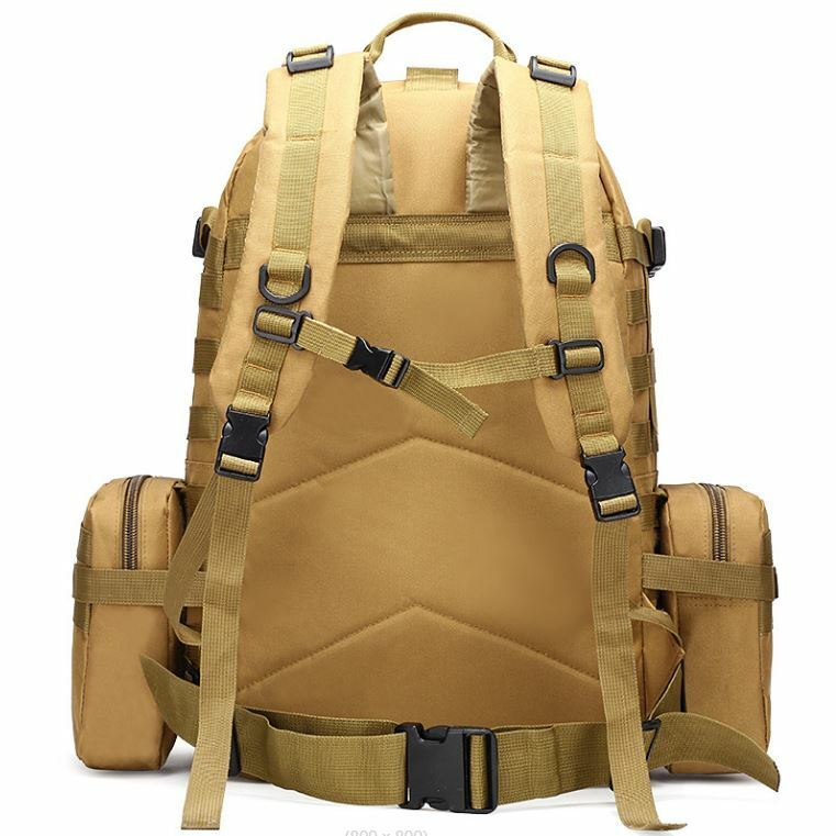 55L Tactical MOLLE Backpack Outdoor Hiking Camping Rucksack Military Bag - Costume Works AU
