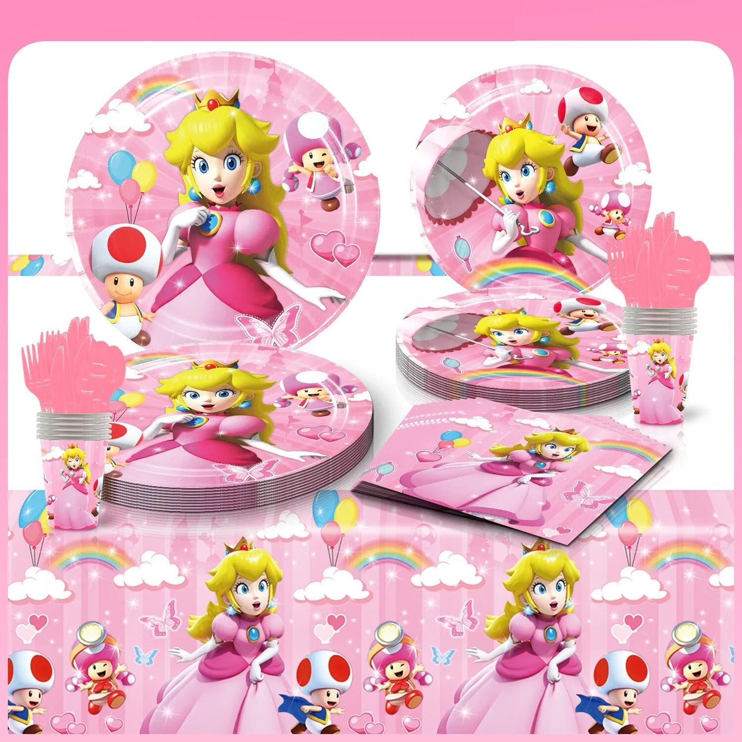Princess Peach Party Decorations