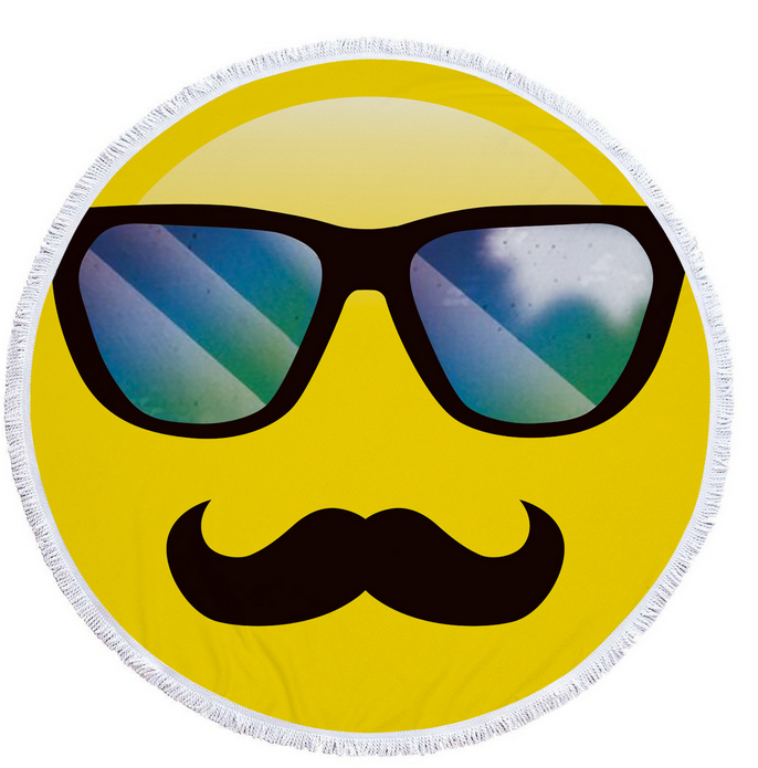 Emoji Novelty Beach Towel