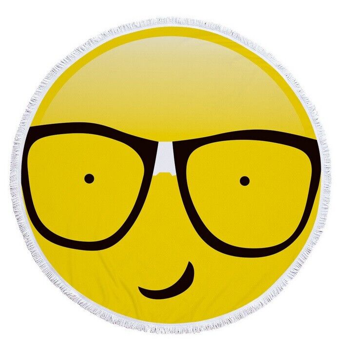 Emoji Novelty Beach Towel