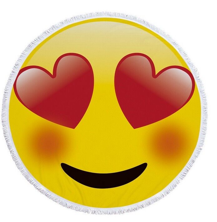 Emoji Novelty Beach Towel