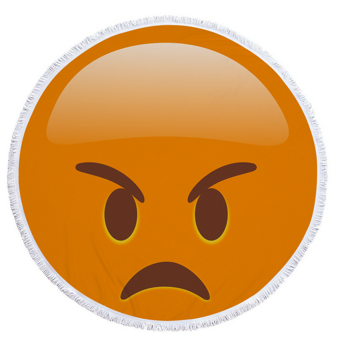 Emoji Novelty Beach Towel