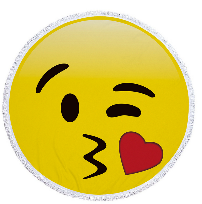 Emoji Novelty Beach Towel