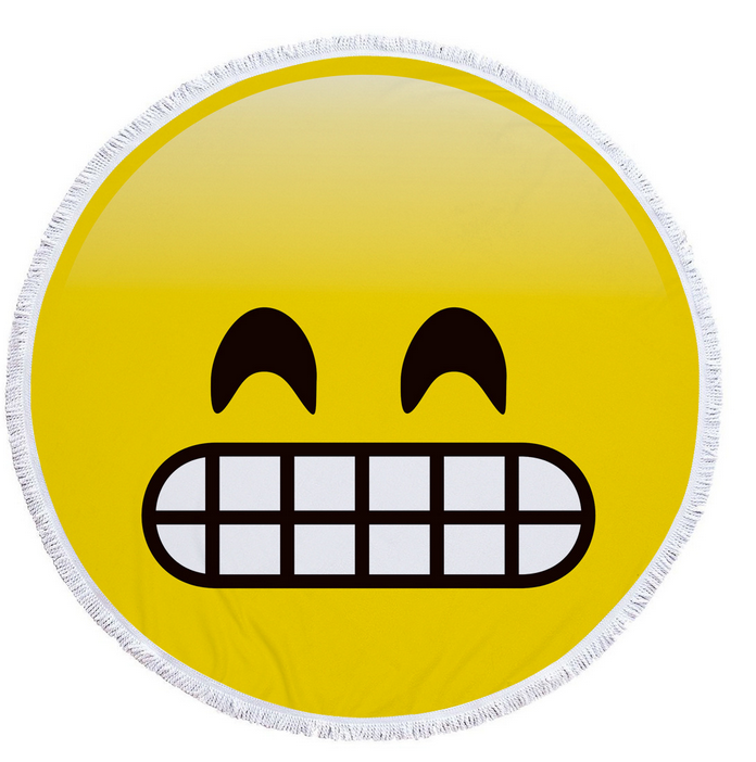 Emoji Novelty Beach Towel
