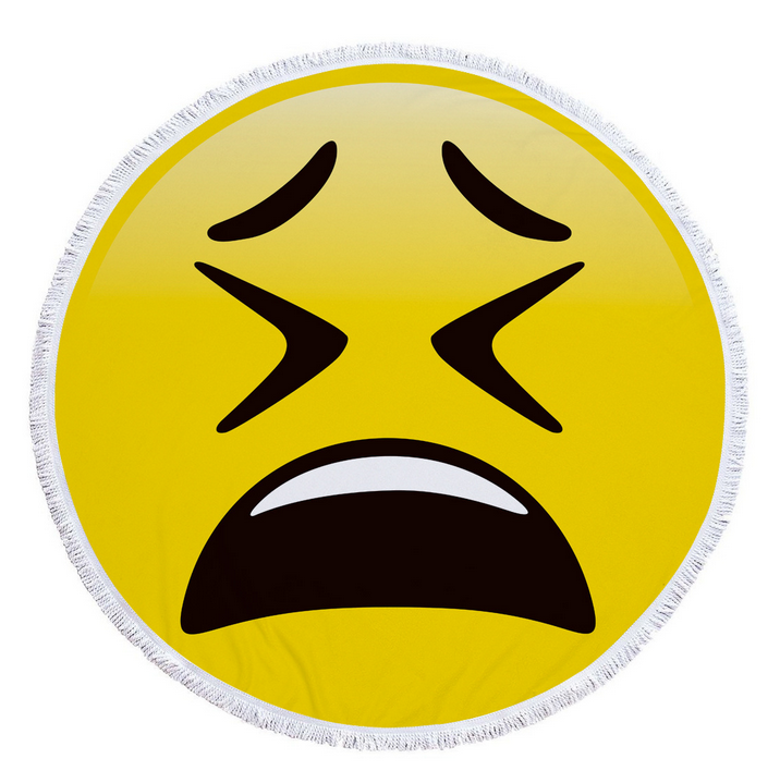 Emoji Novelty Beach Towel