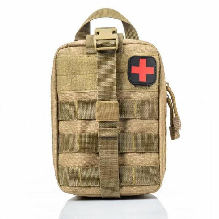 Premium IFAK Tactical MOLLE Medical Pouch Rip Away EMT First Aid Utility Bag - Costume Works AU