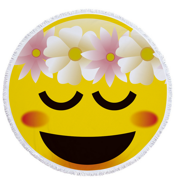Emoji Novelty Beach Towel