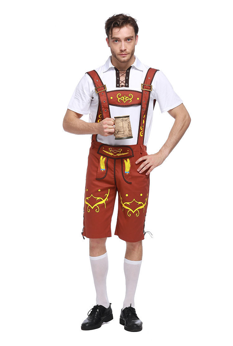 Mens Oktoberfest Lederhosen German Bavarian Costume - Costume Works AU