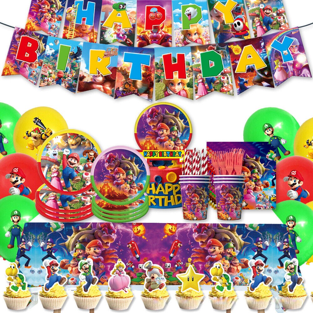 Super Mario Movie Party Decorations - Costume Works AU