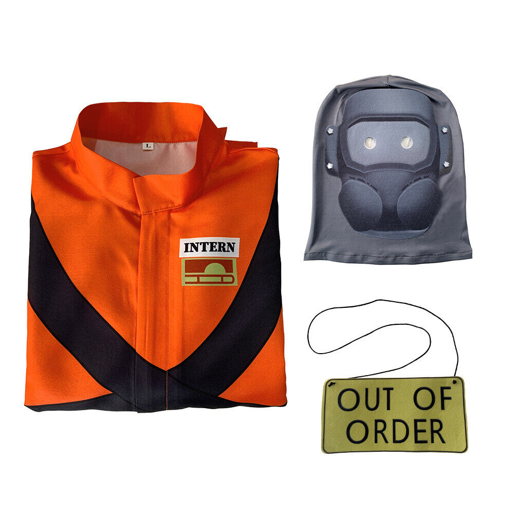 Lethal Company Game Orange Jumpsuit Costume -Costume Works AU
