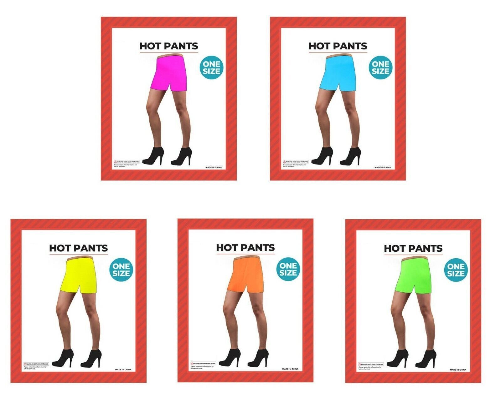 Adults Hot Pants - One Size-Costume Works AU