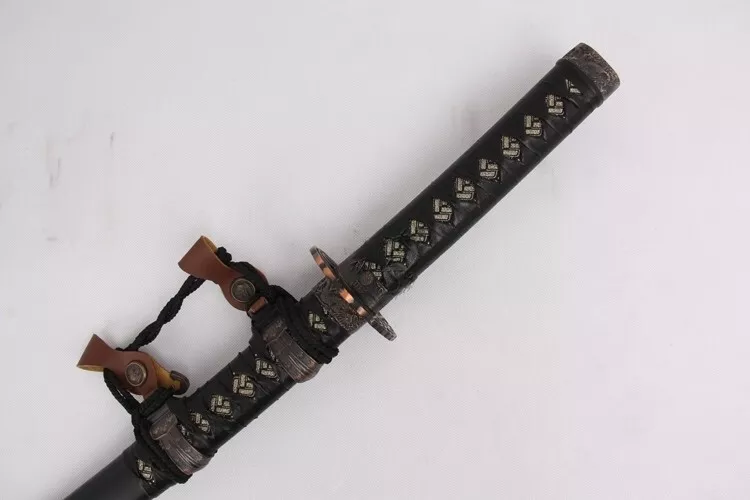 3PC Angel of Death Japanese Samurai Katana Sword Set with Stand