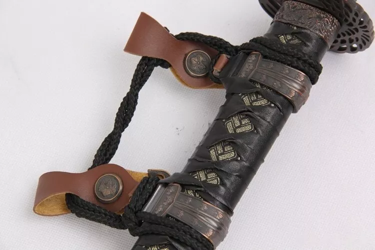 3PC Angel of Death Japanese Samurai Katana Sword Set with Stand