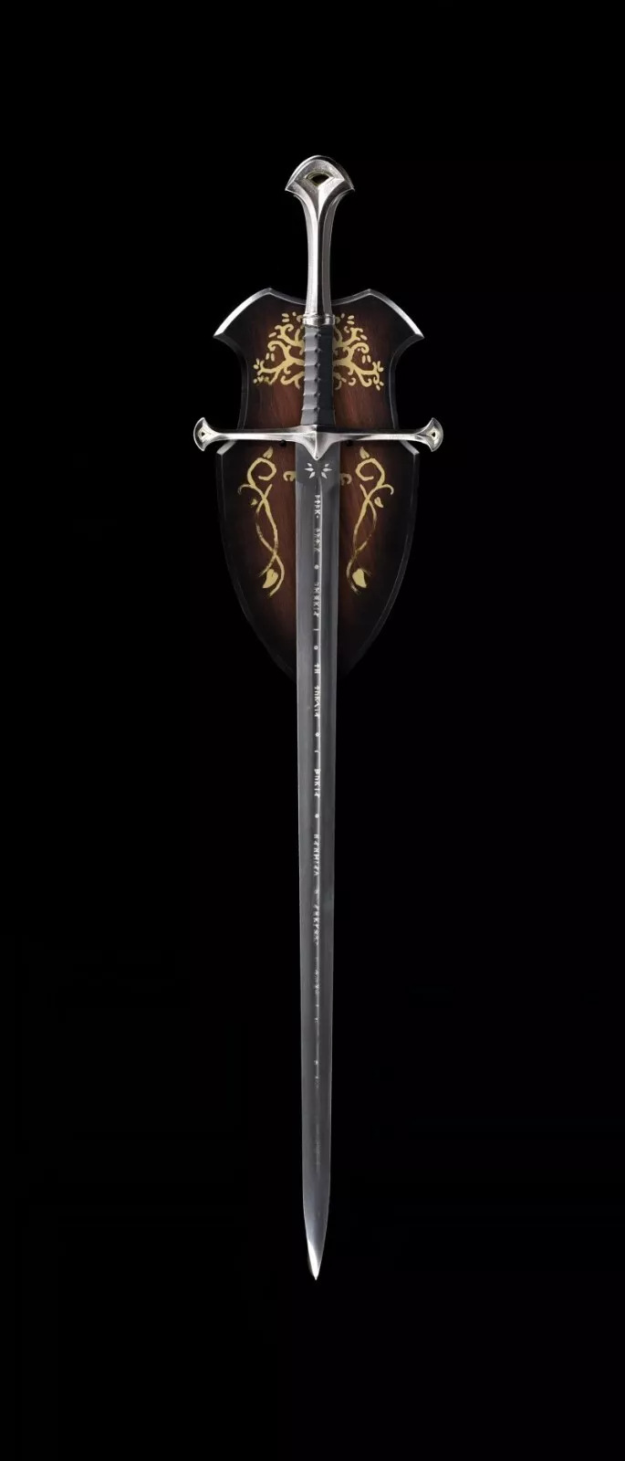 Lord of The Ring Anduril Sword of Narsil The King Aragorn Sword & Wall Plaque