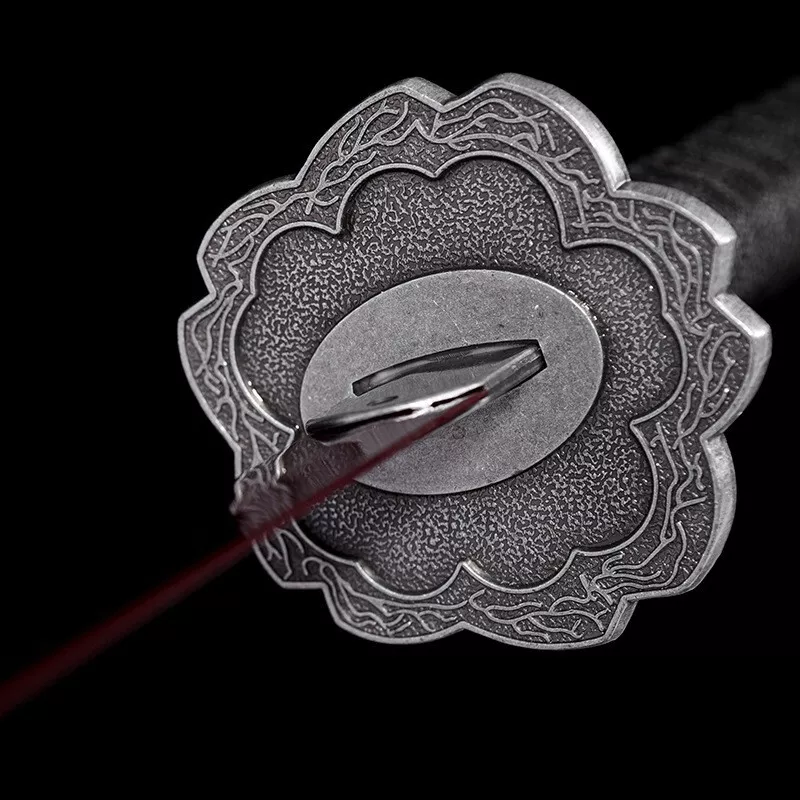 Sekiro Shadows Die Twice Undead Cut Red Katana Japanese Samurai Sword-Costume Works AU