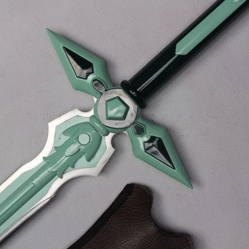 Sword Art Online Kirito Elucidator & Dark Repulser Metal Sword Free Stand