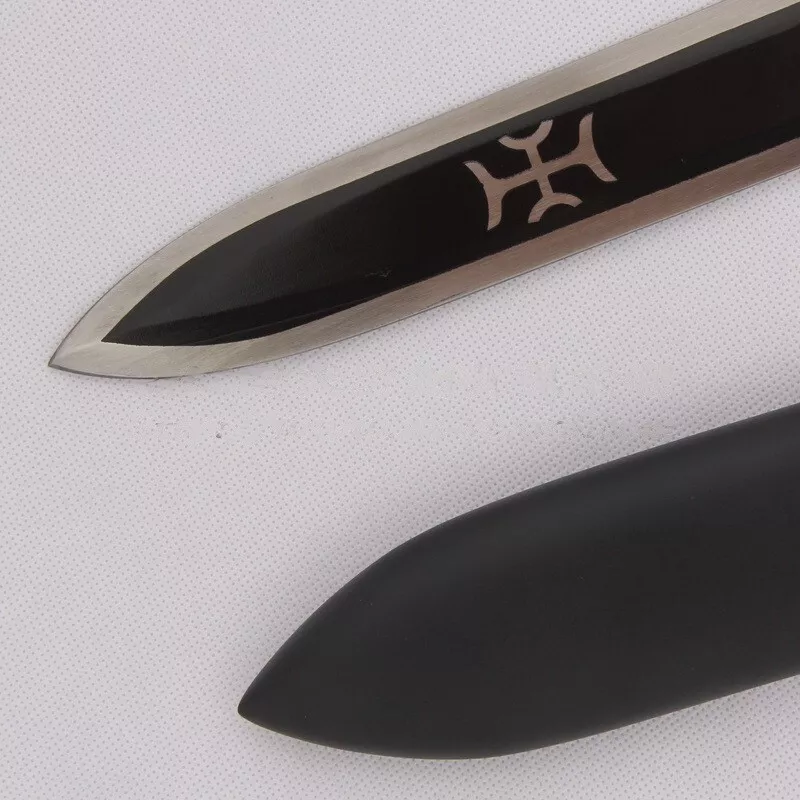 Sword Art Online Kirito Elucidator & Dark Repulser Metal Sword Free Stand