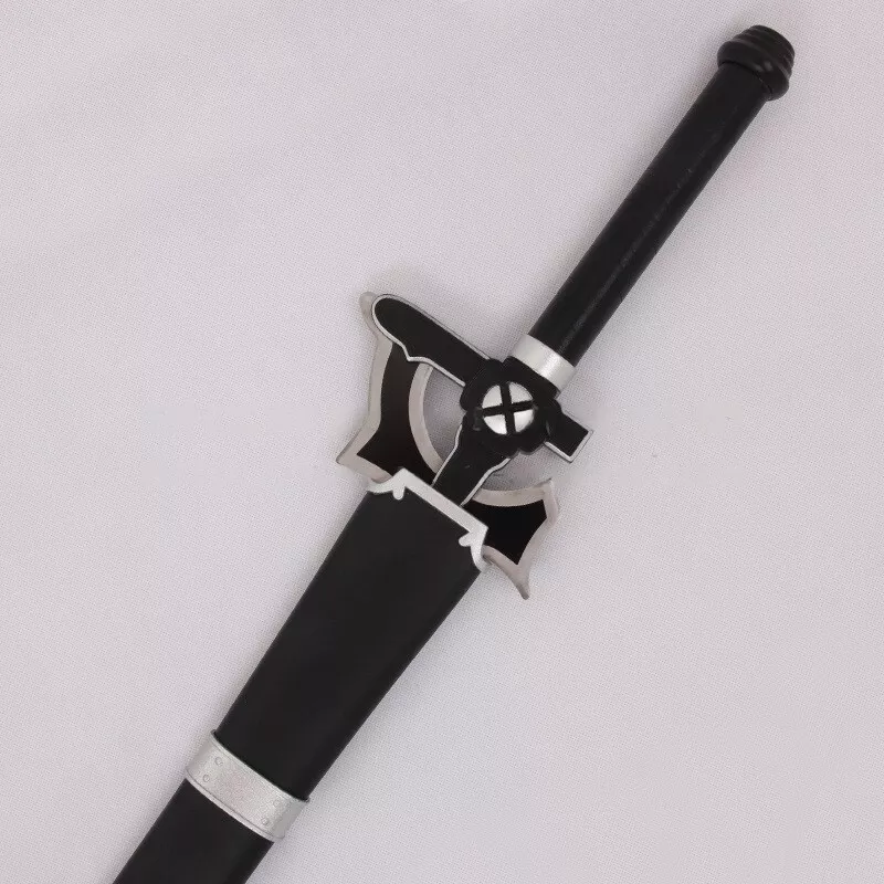 Sword Art Online Kirito Elucidator & Dark Repulser Metal Sword Free Stand