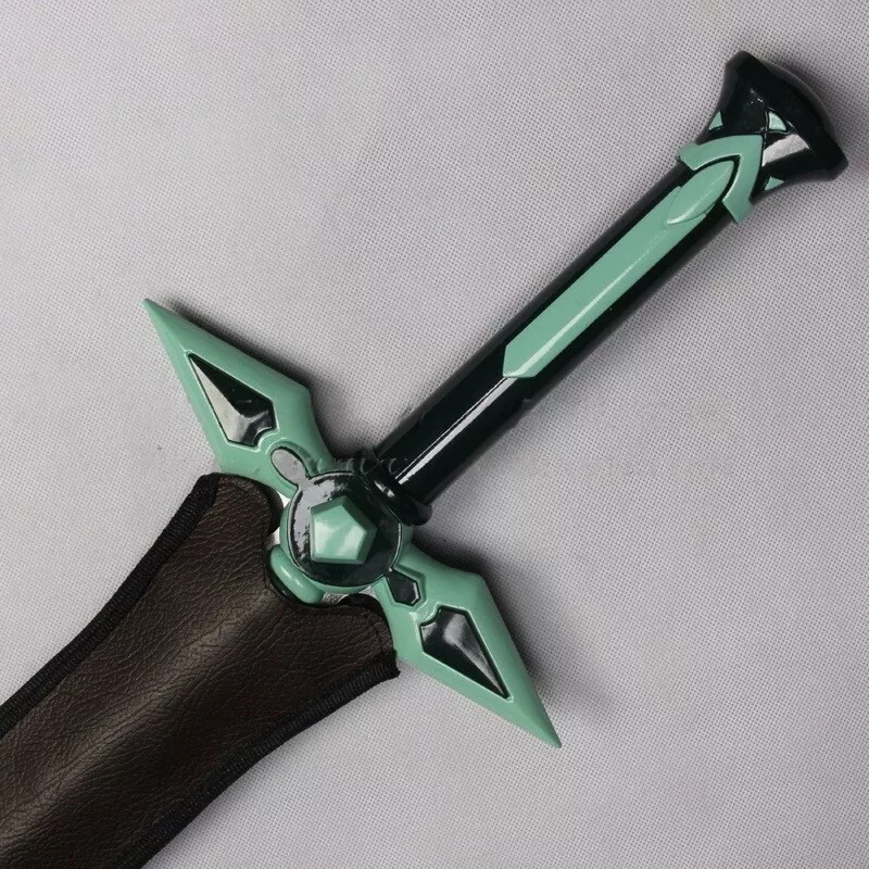 Sword Art Online Kirito Elucidator & Dark Repulser Metal Sword Free Stand