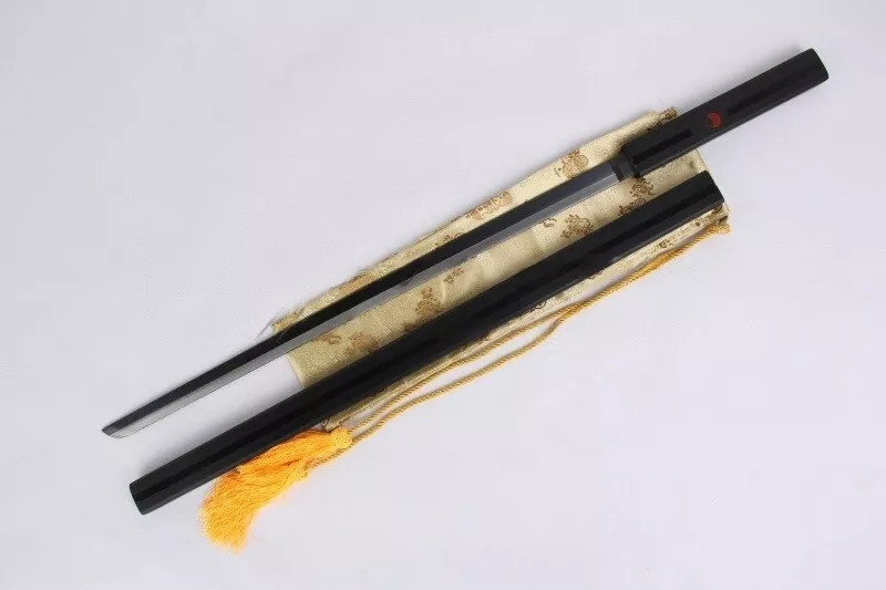 Naruto Uchiha Sasuke Kusanagi Grass Cutter Metal Sword - Black