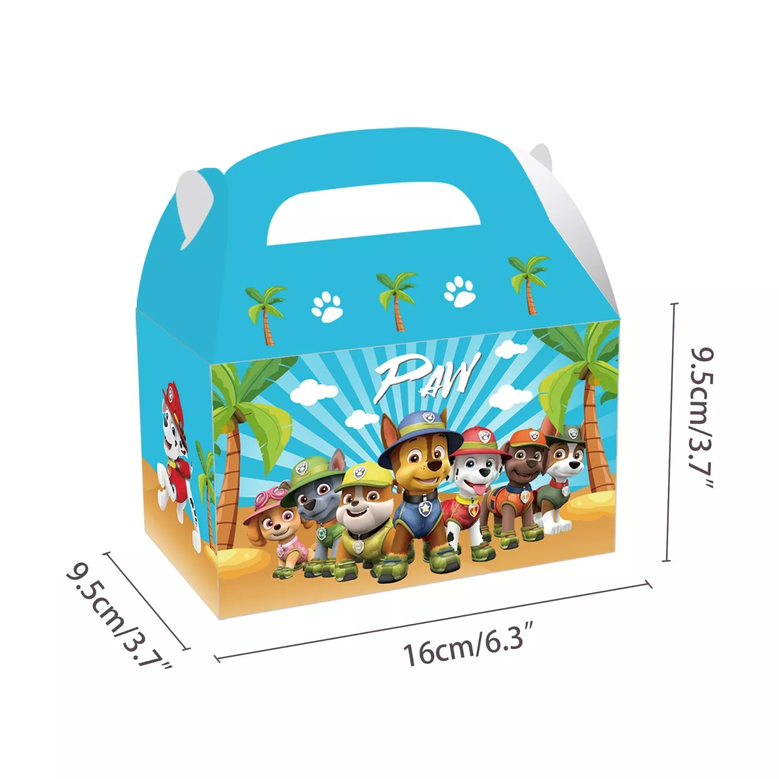 Paw Patrol Party Favour Loot Boxes 12 Pack