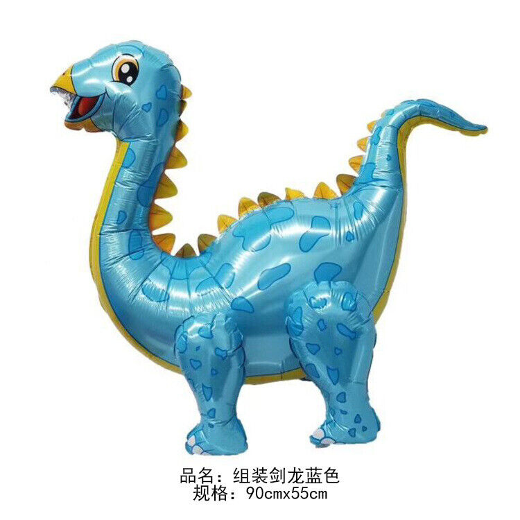 3D Dinosaur Foil Balloon T-Rex Triceratops Jurassic Birthday Party Decorations - Costume Works AU